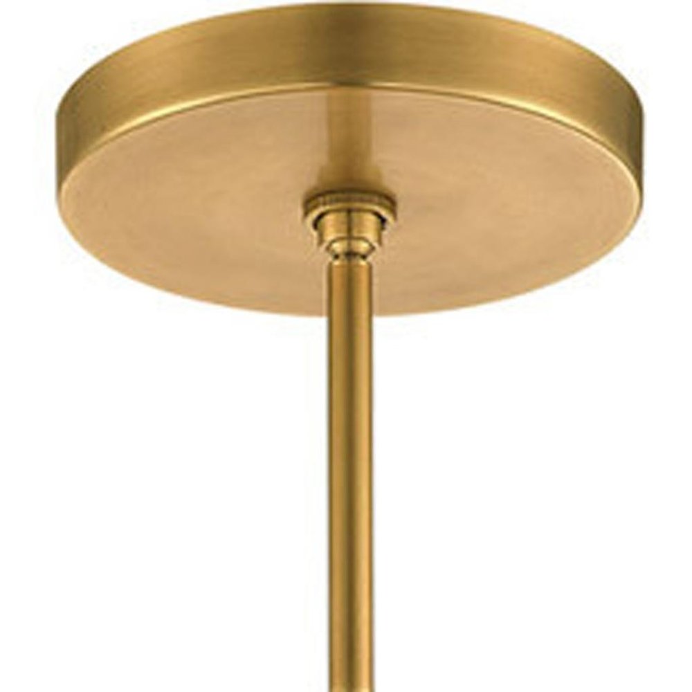 Brass Ten Light Metal Dimmable Chandelier With Shades