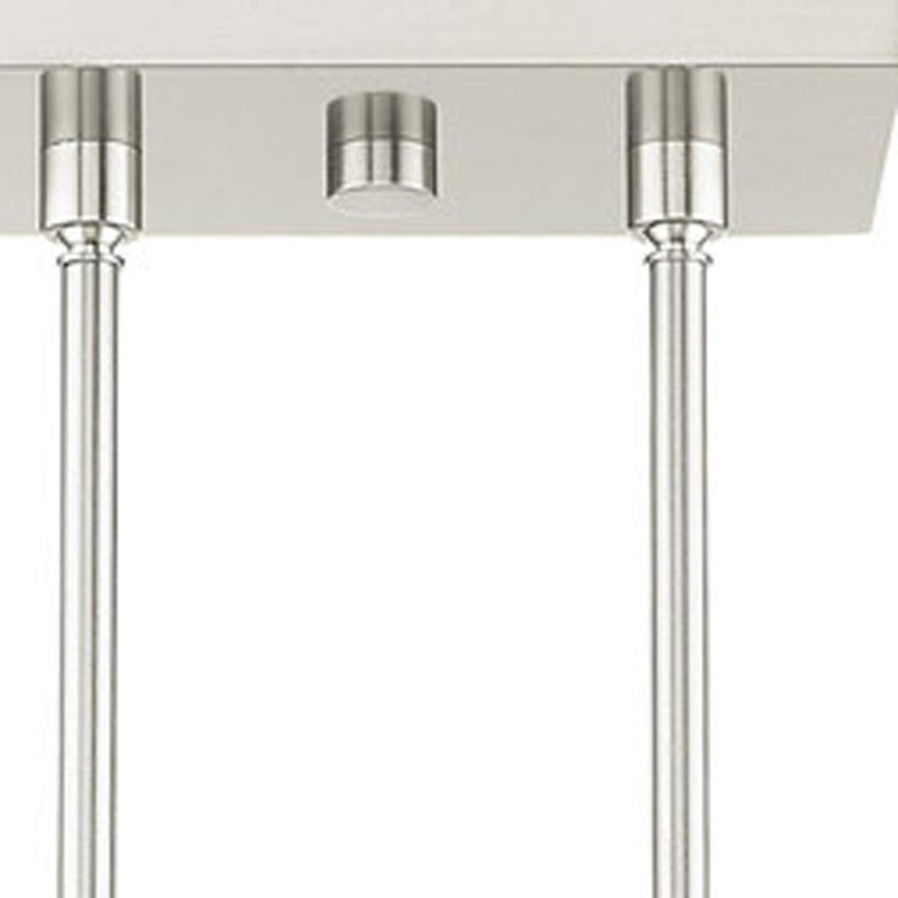 Four Light Dimmable Chandelier With Shades