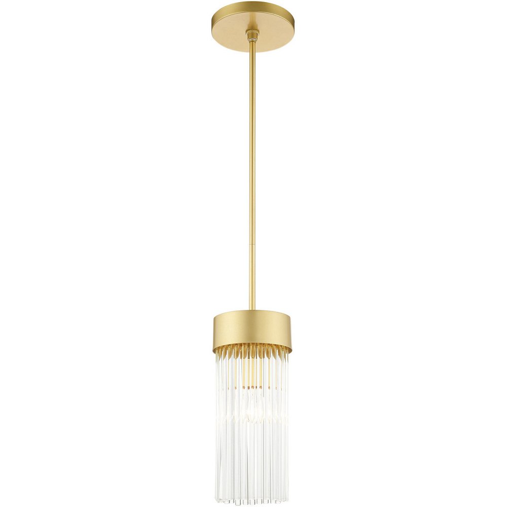 Gold Metal Dimmable Chandelier With Shades