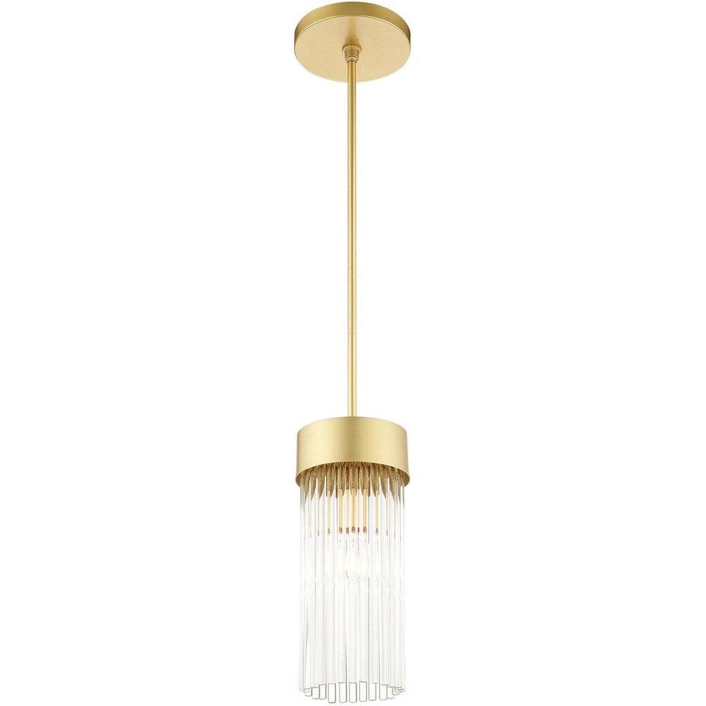 Gold Metal Dimmable Chandelier With Shades