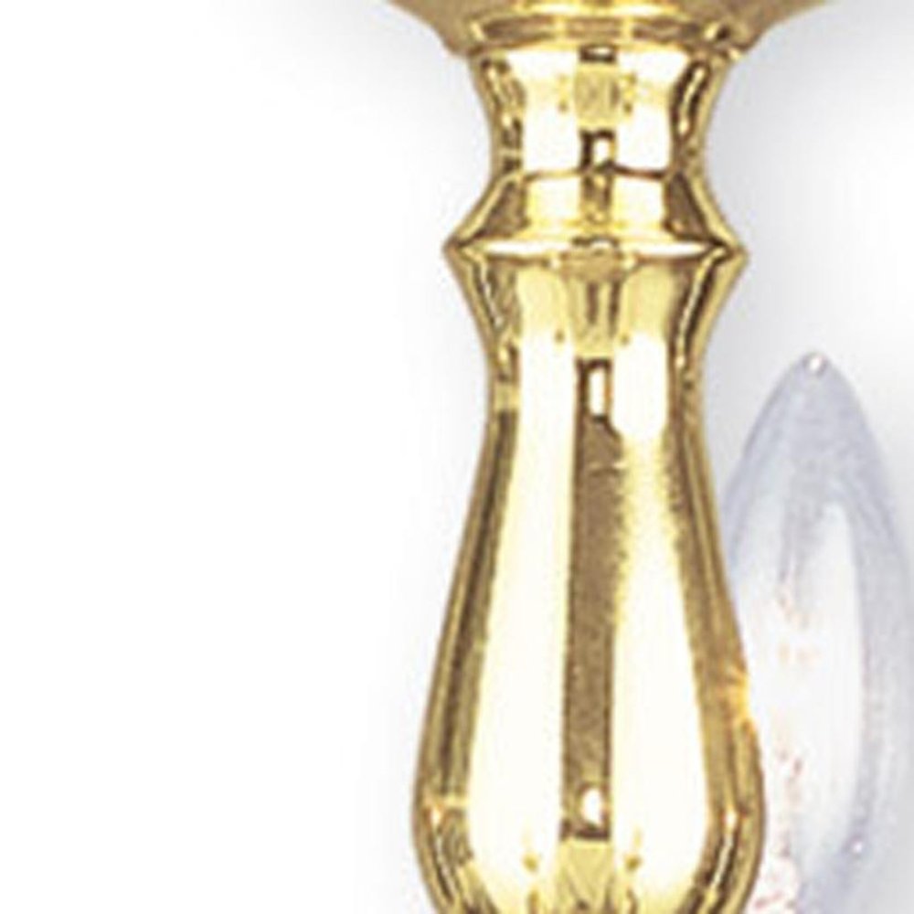 Brass Five Light Metal Dimmable Chandelier With Shades