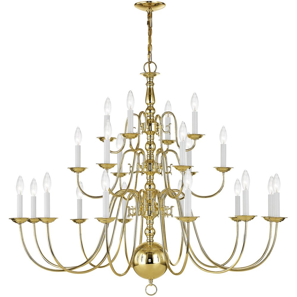 Brass Multi Light Metal Dimmable Chandelier With Shades