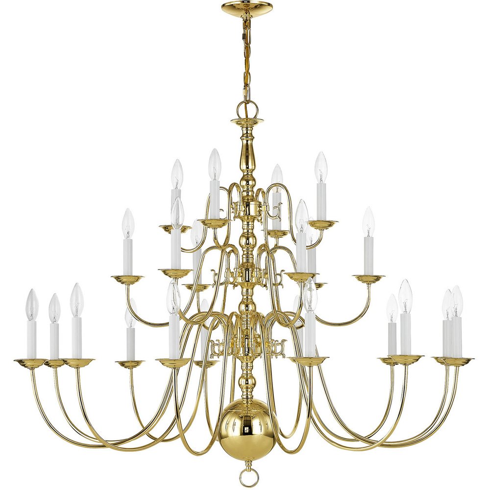 Brass Multi Light Metal Dimmable Chandelier With Shades