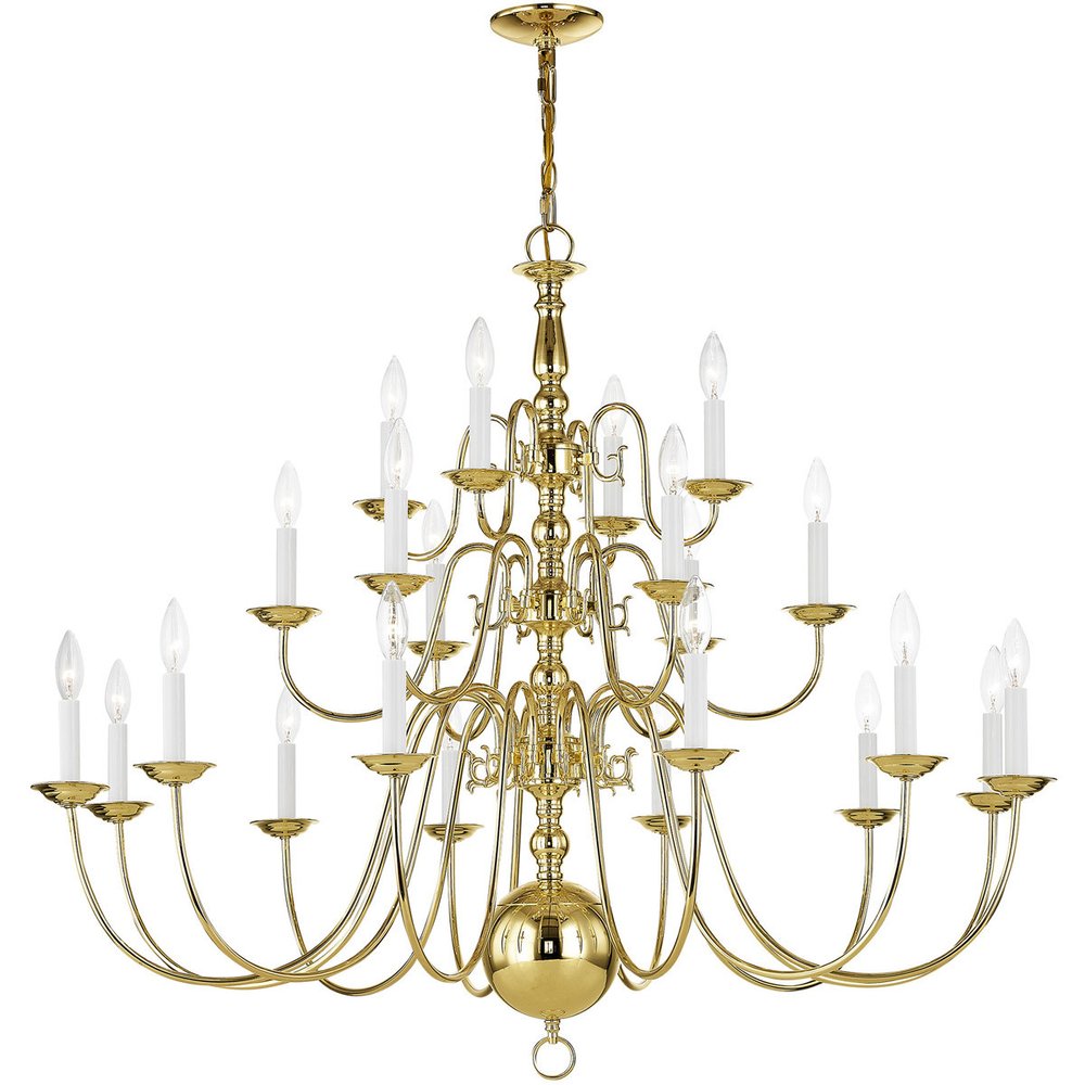 Brass Multi Light Metal Dimmable Chandelier With Shades