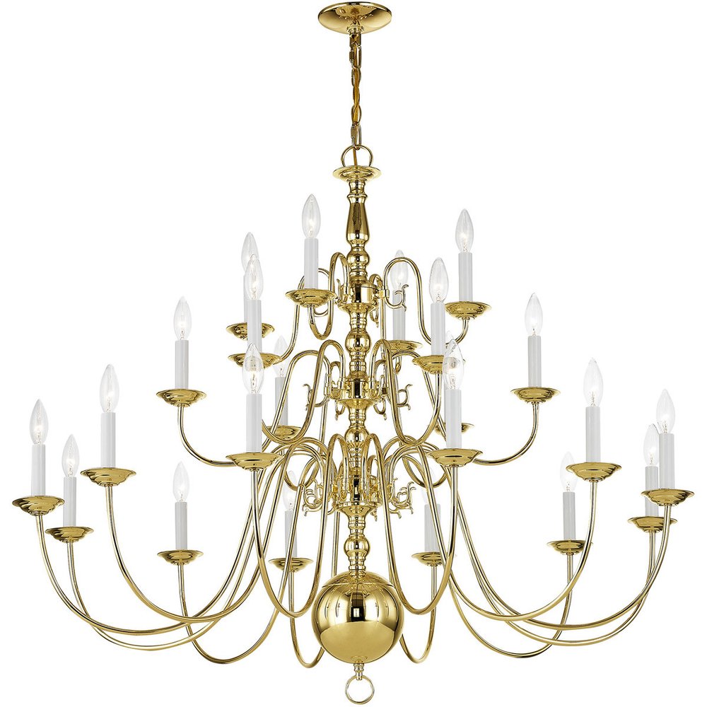 Brass Multi Light Metal Dimmable Chandelier With Shades