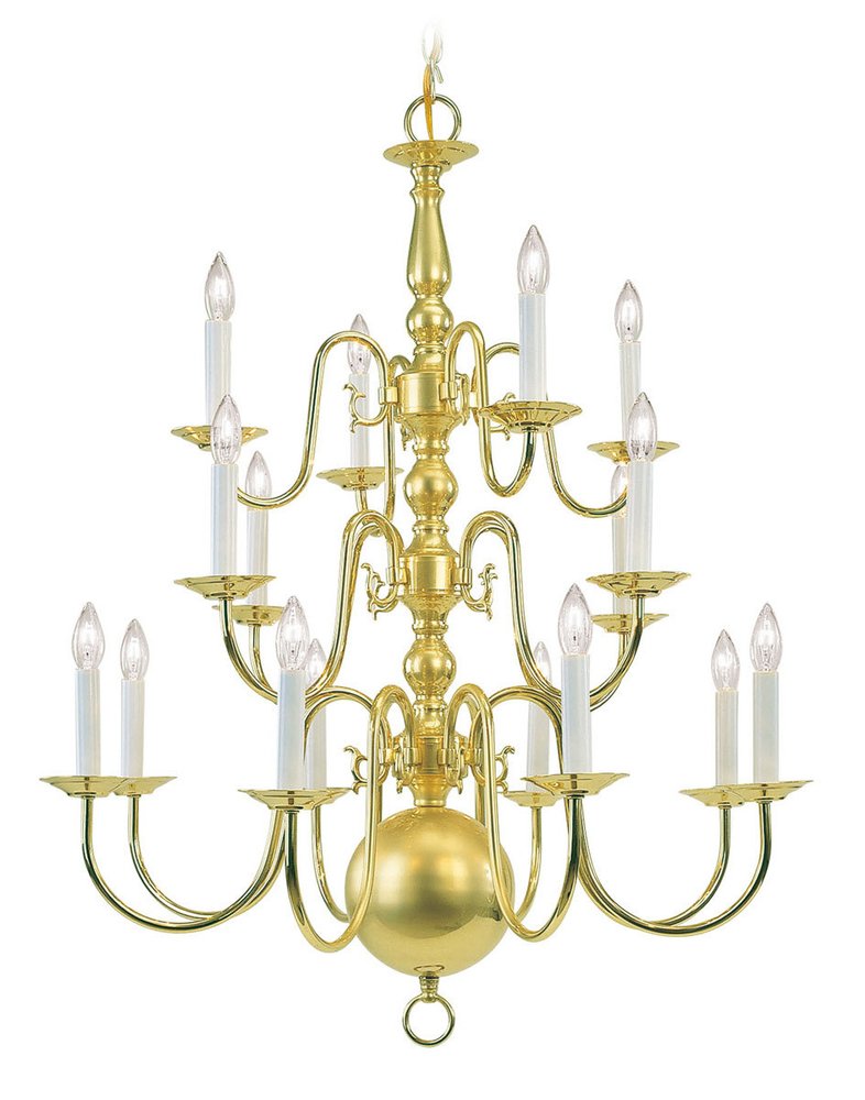 Brass Multi Light Metal Dimmable Chandelier With Shades