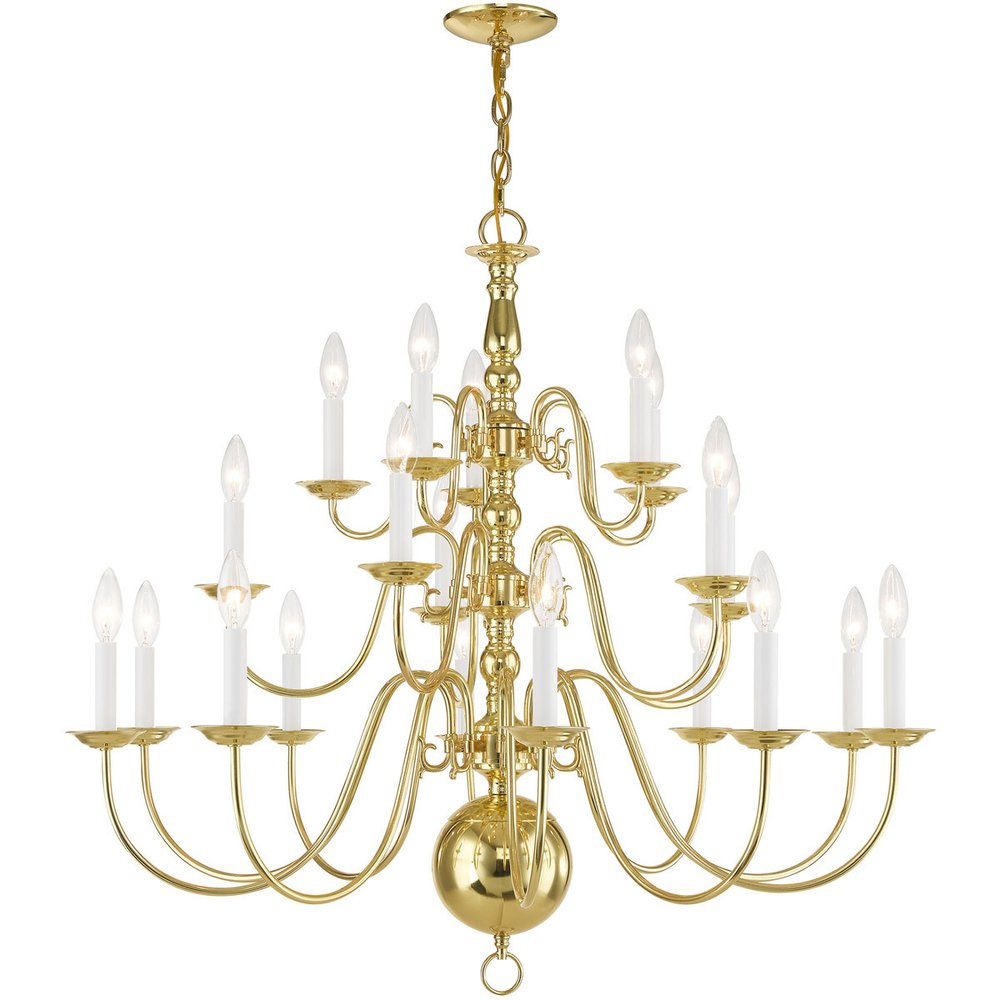 Brass Multi Light Metal Dimmable Chandelier With Shades