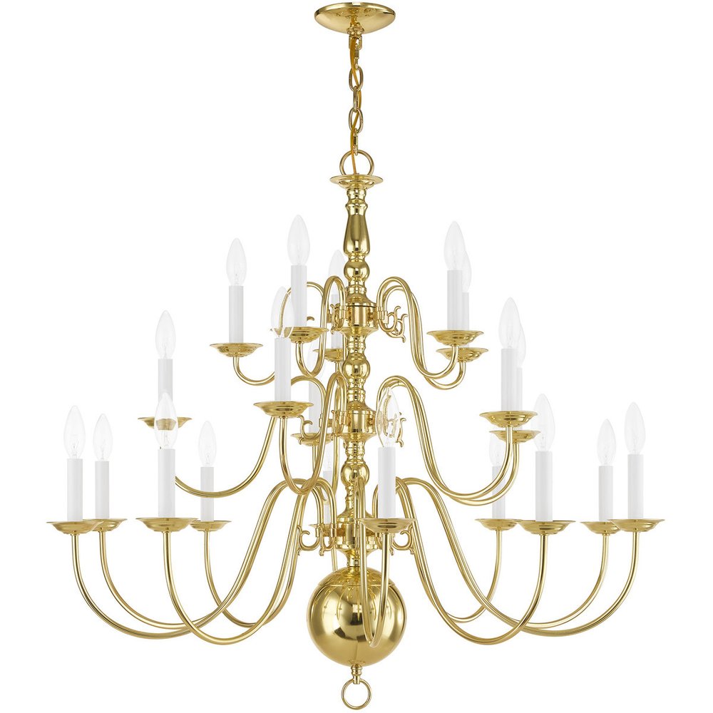Brass Multi Light Metal Dimmable Chandelier With Shades