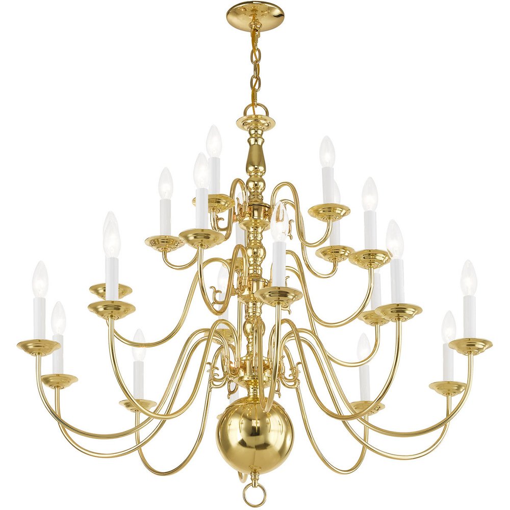 Brass Multi Light Metal Dimmable Chandelier With Shades