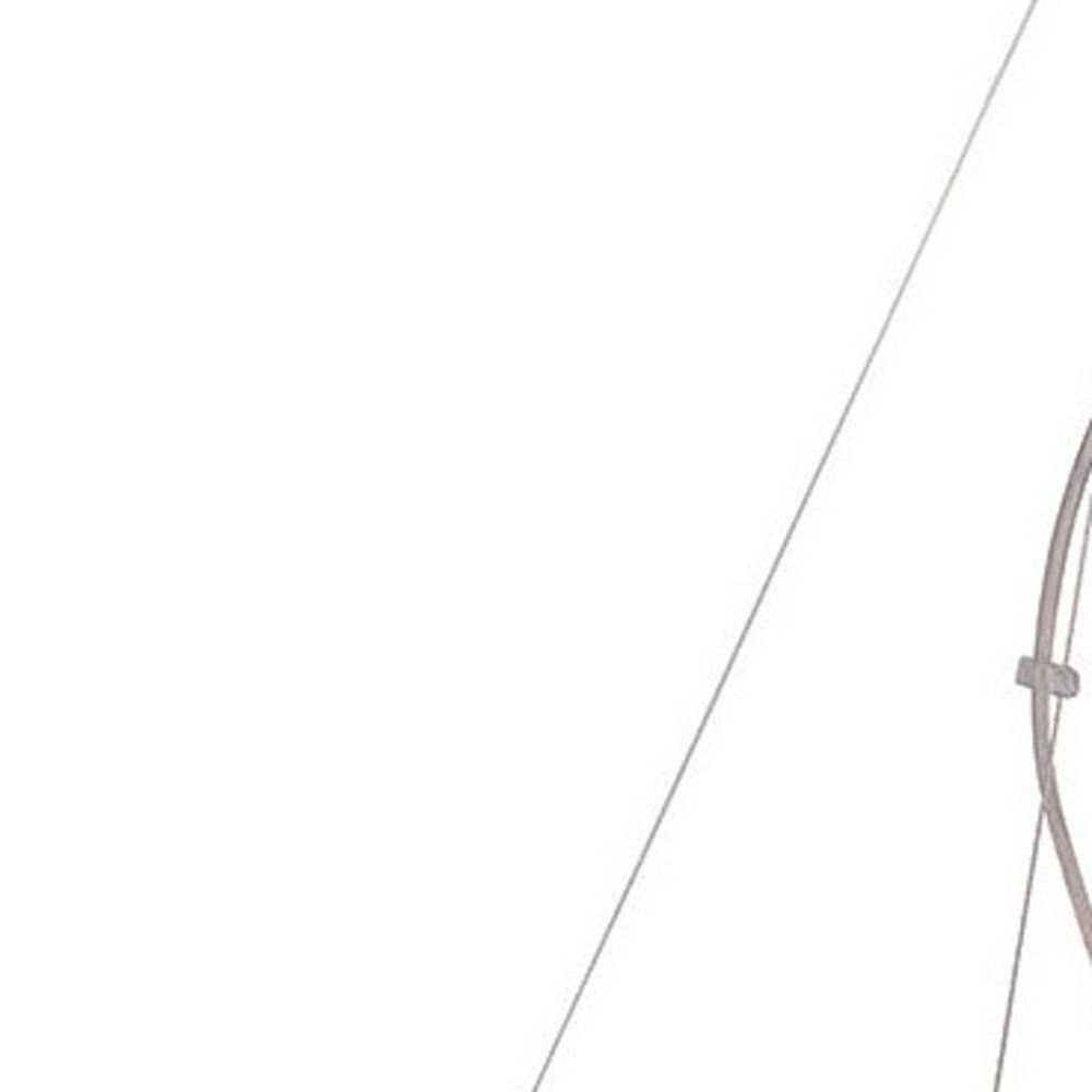 Silver Ten Light Metal Dimmable Chandelier With Shades