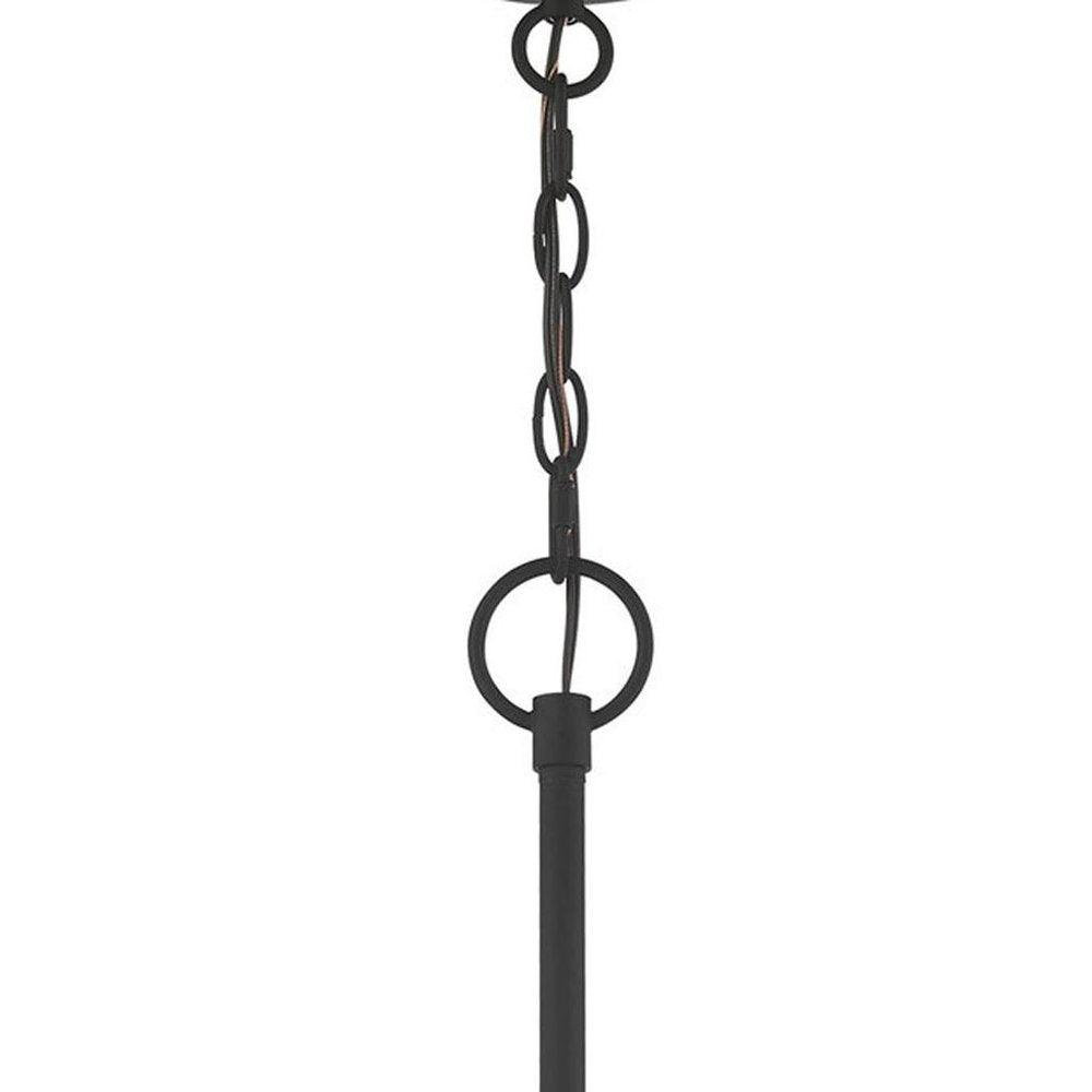 Five Light Dimmable Chandelier With Shades