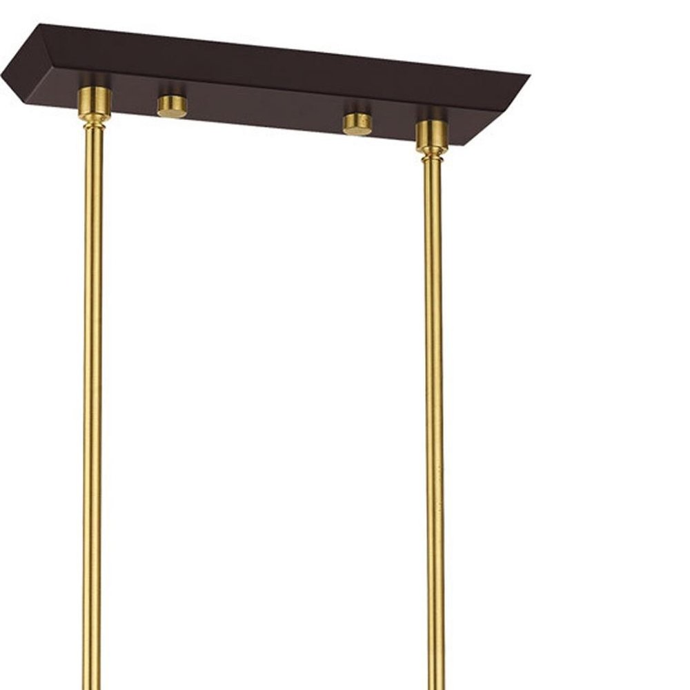 Ten Light Dimmable Chandelier With Shades