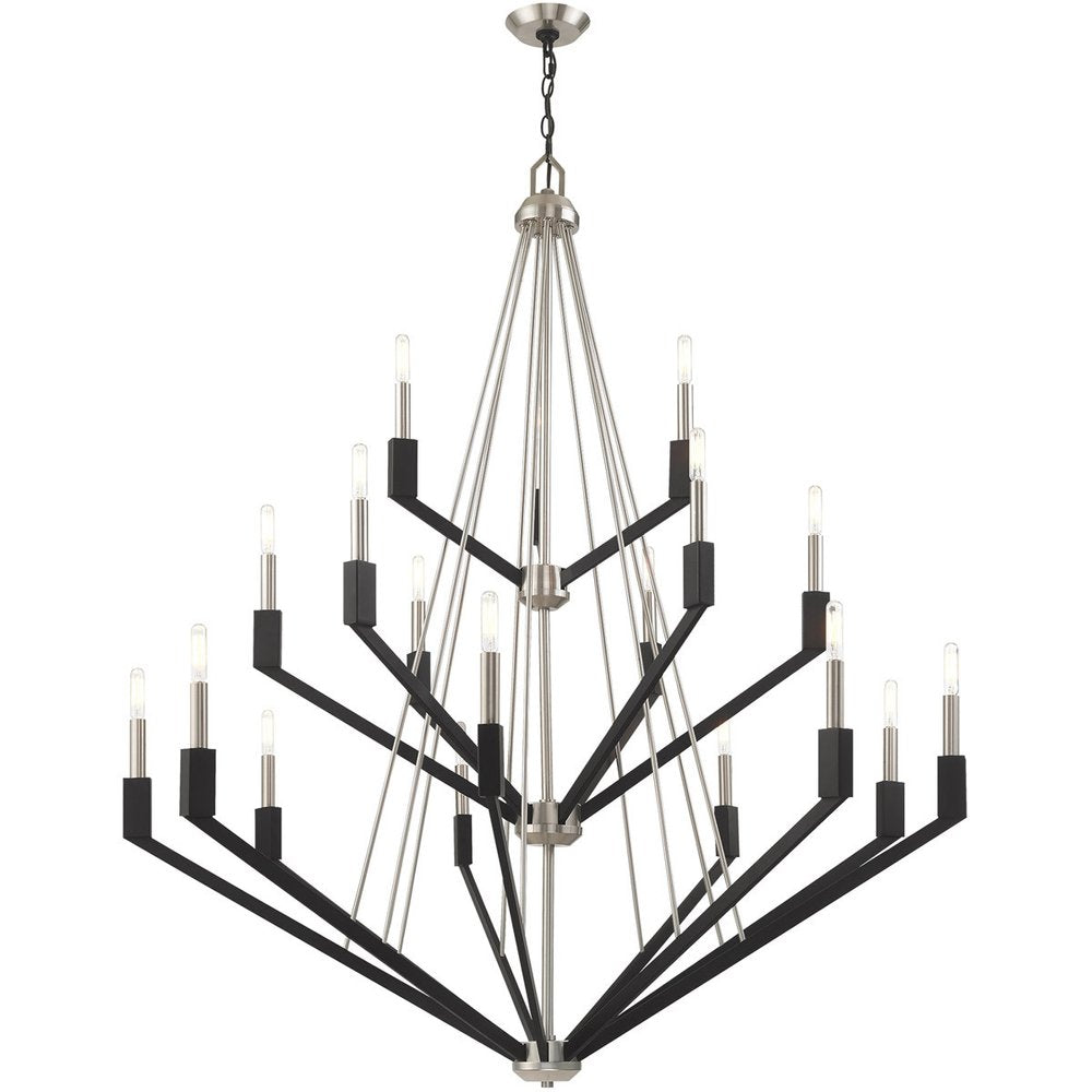 Multi Light Dimmable Chandelier With Shades