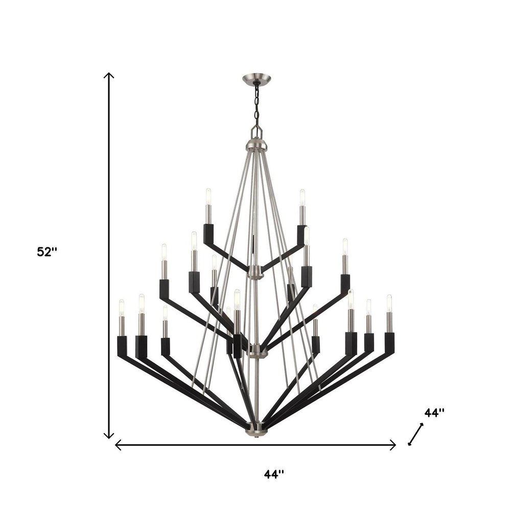 Multi Light Dimmable Chandelier With Shades