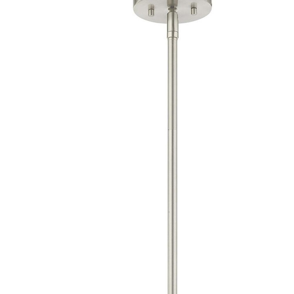 Five Light Dimmable Chandelier With Shades