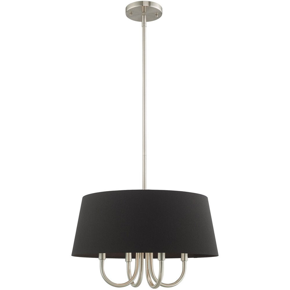 Four Light Dimmable Chandelier With Shades