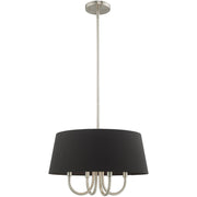 Four Light Dimmable Chandelier With Shades