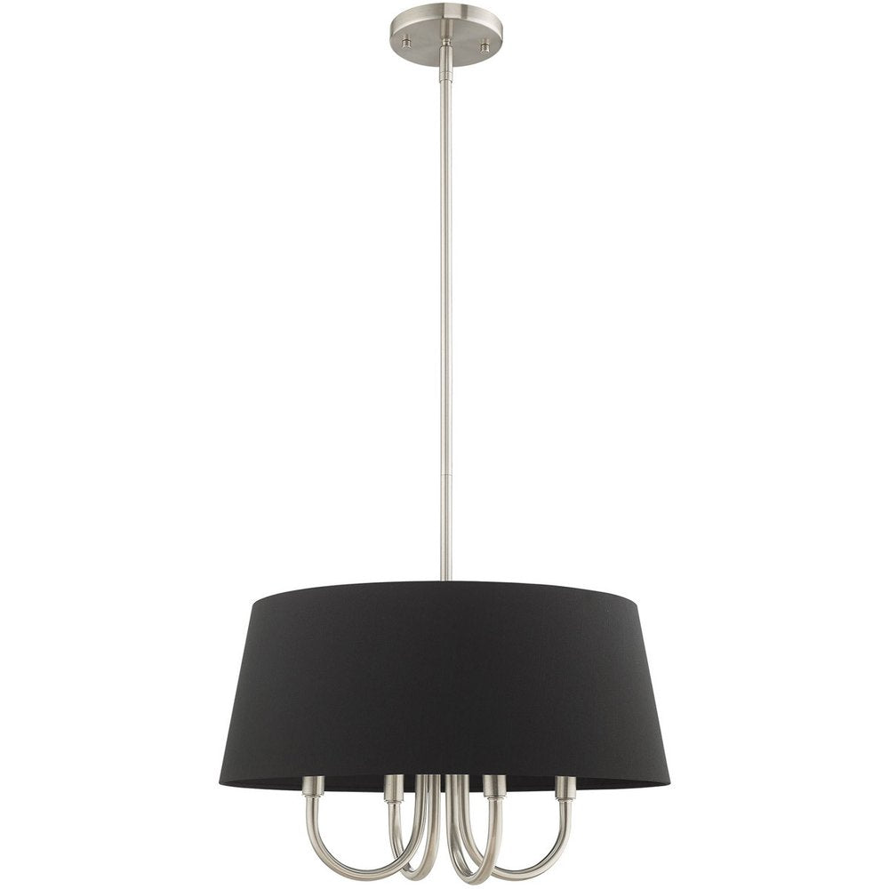 Four Light Dimmable Chandelier With Shades