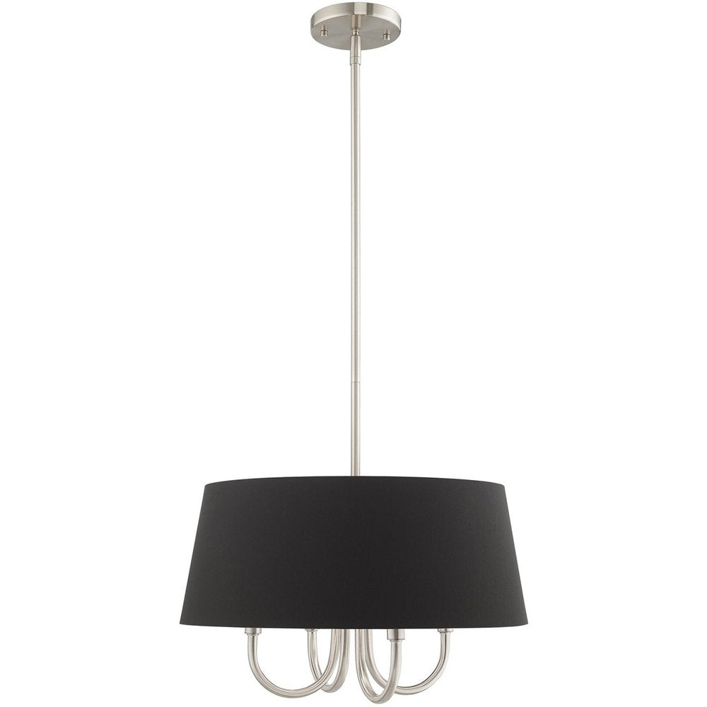 Four Light Dimmable Chandelier With Shades