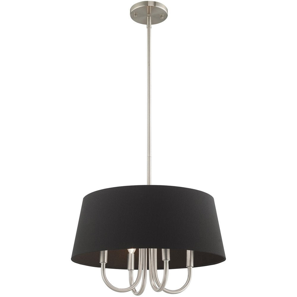 Four Light Dimmable Chandelier With Shades