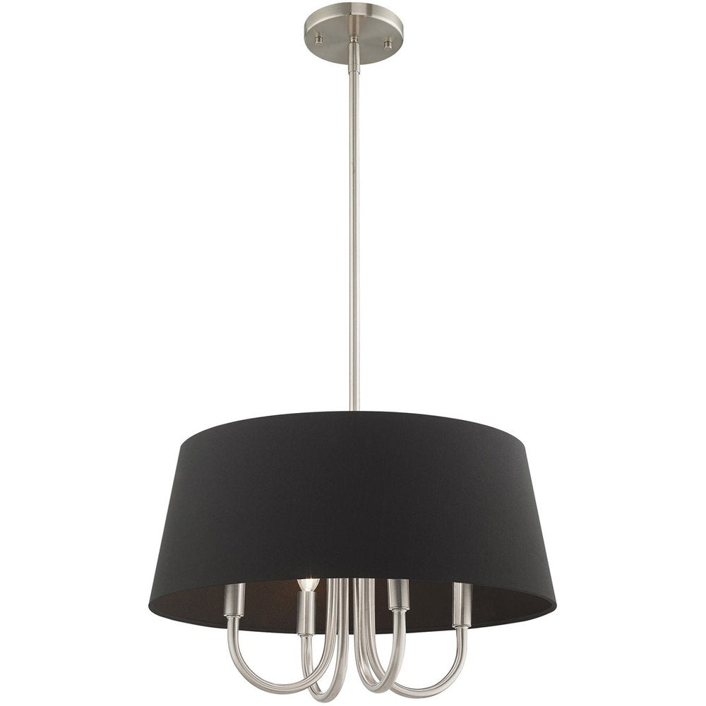 Four Light Dimmable Chandelier With Shades