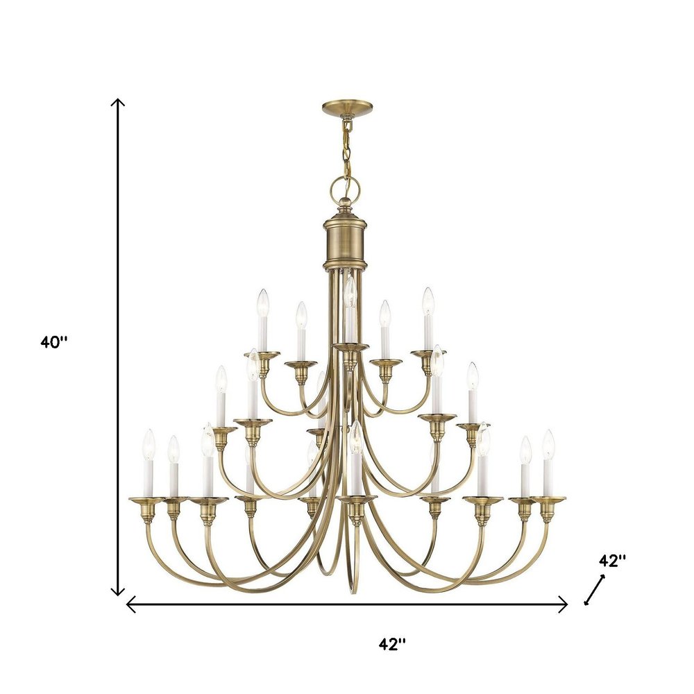 Multi Light Dimmable Chandelier With Shades