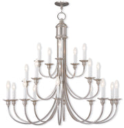 Multi Light Dimmable Chandelier With Shades