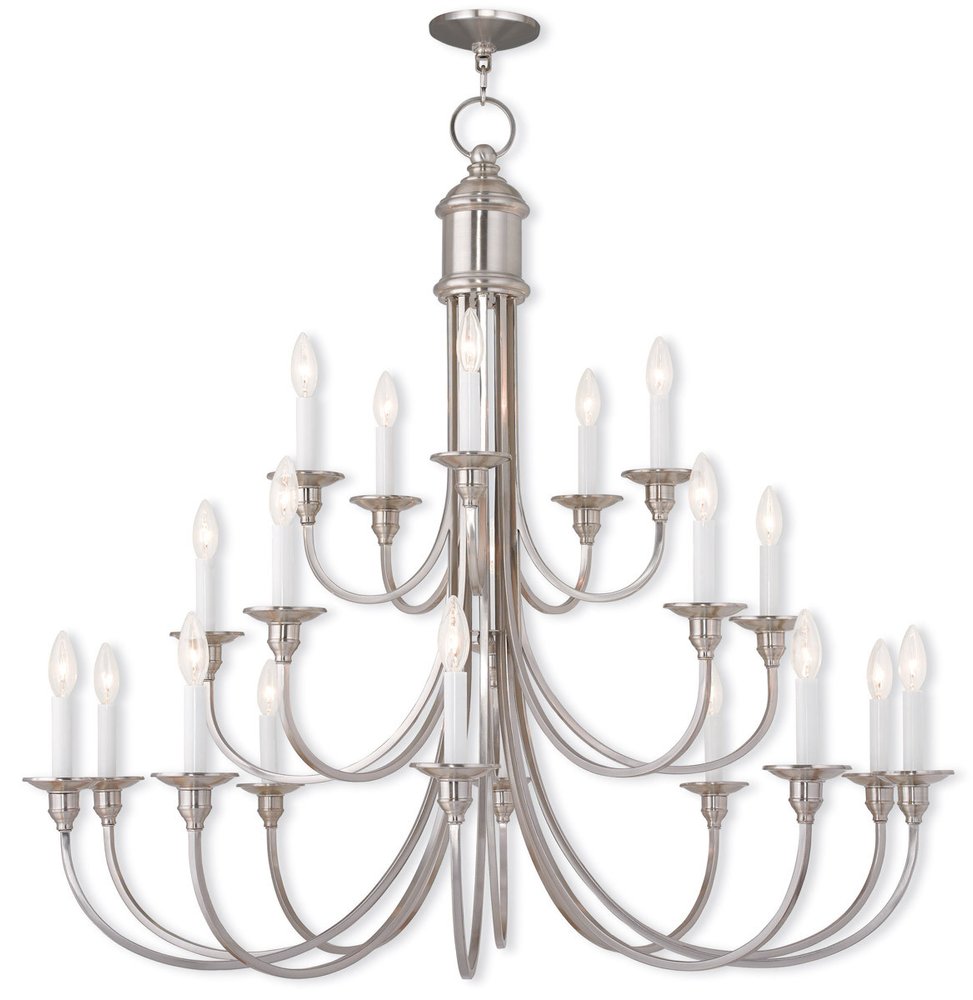 Multi Light Dimmable Chandelier With Shades