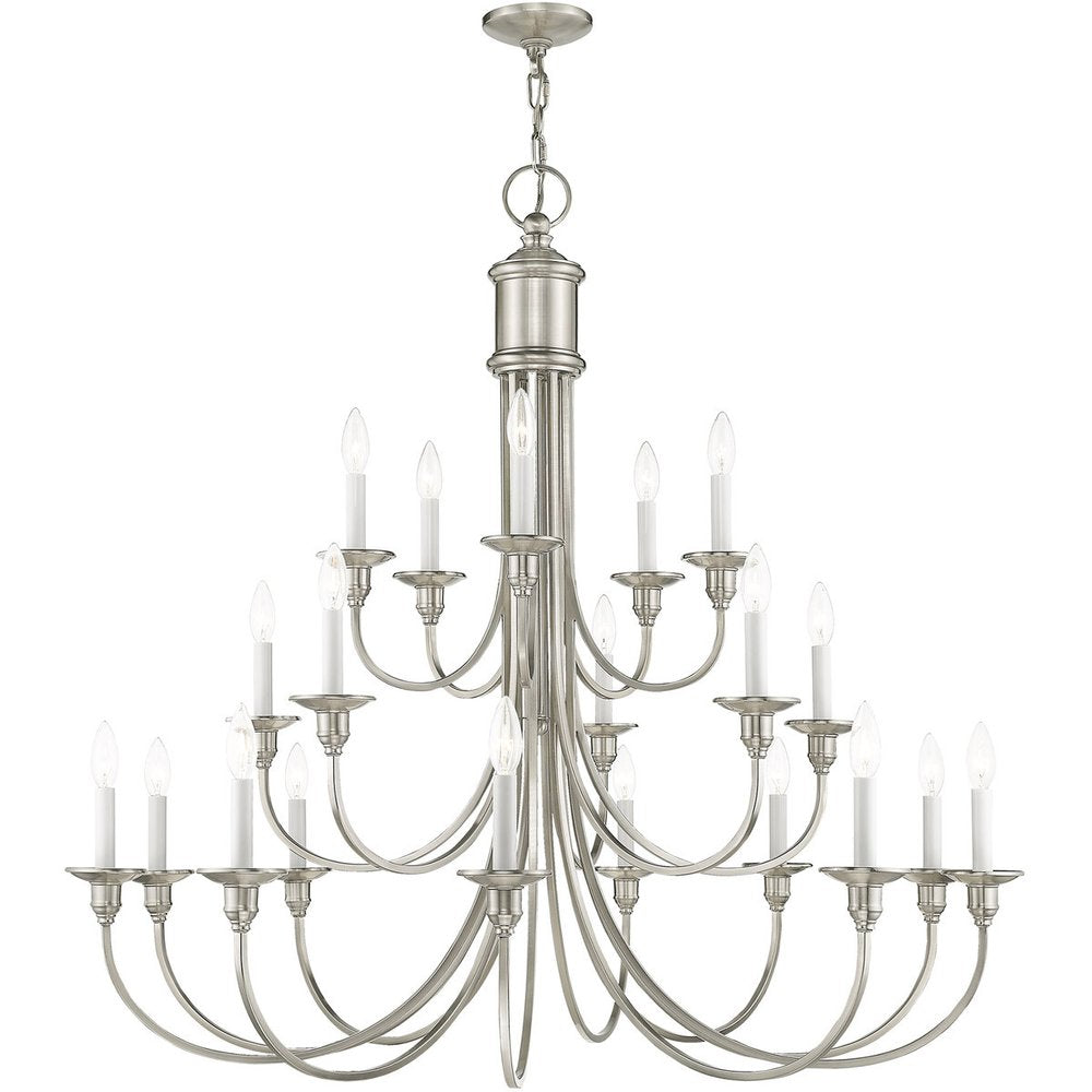 Multi Light Dimmable Chandelier With Shades
