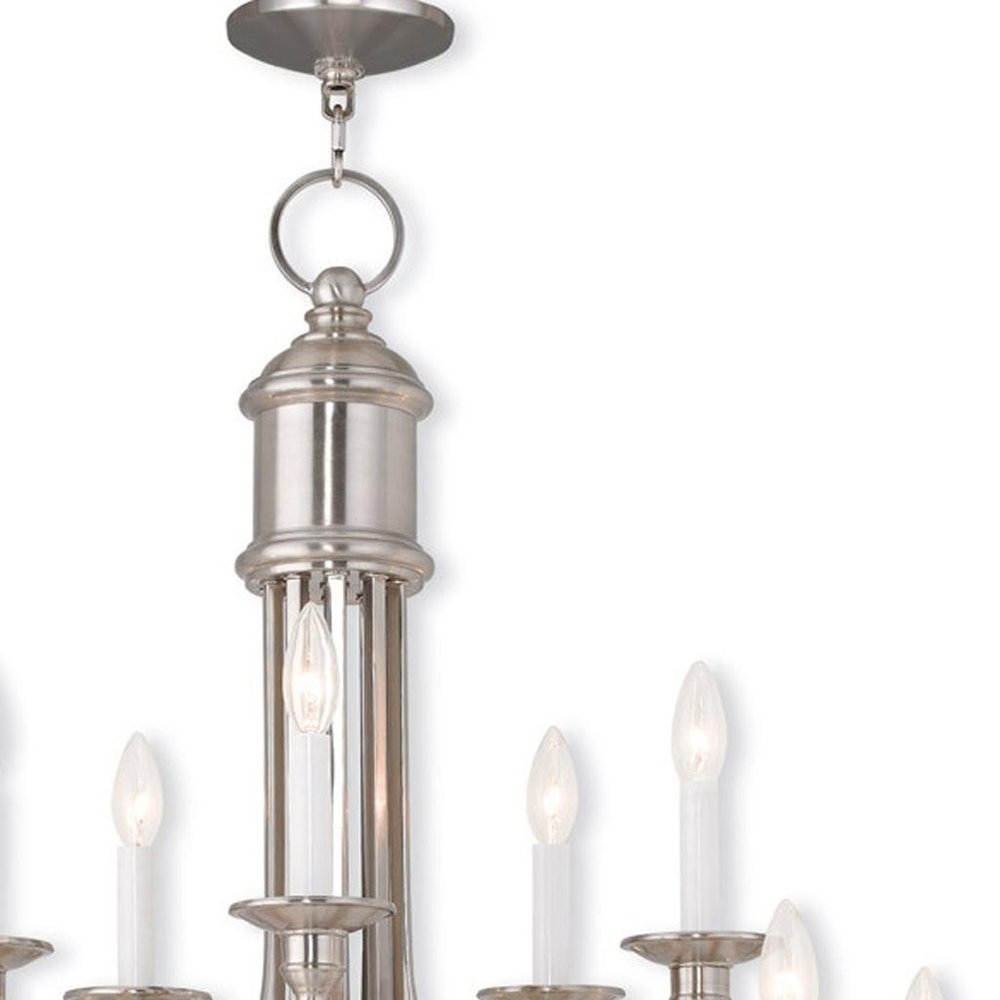 Multi Light Dimmable Chandelier With Shades