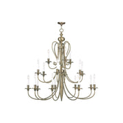 Multi Light Dimmable Chandelier With Shades