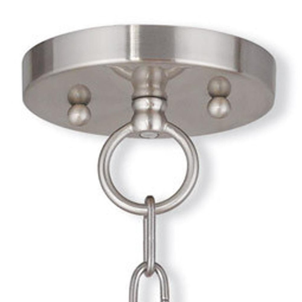 Four Light Dimmable Chandelier With Shades