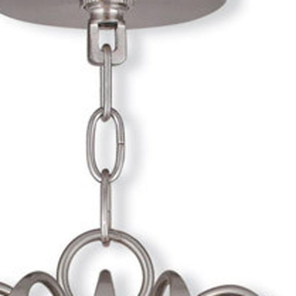 Five Light Dimmable Chandelier With Shades