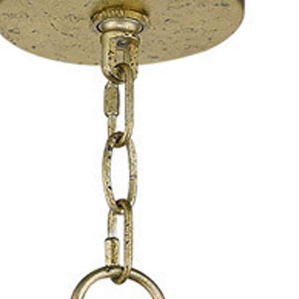 Six Light Dimmable Chandelier With Shades