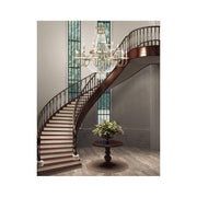 Multi Light Dimmable Chandelier With Shades