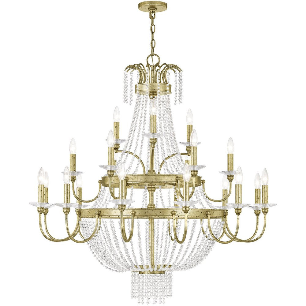 Multi Light Dimmable Chandelier With Shades