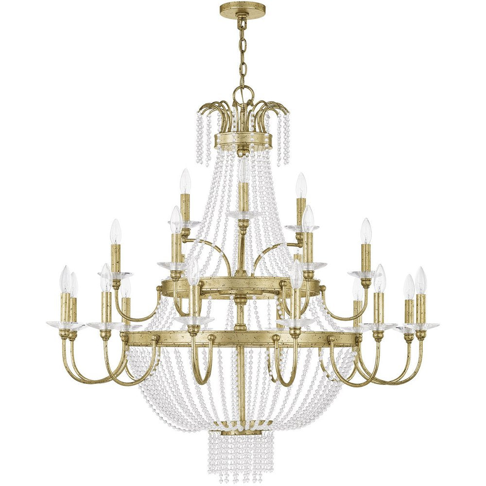 Multi Light Dimmable Chandelier With Shades