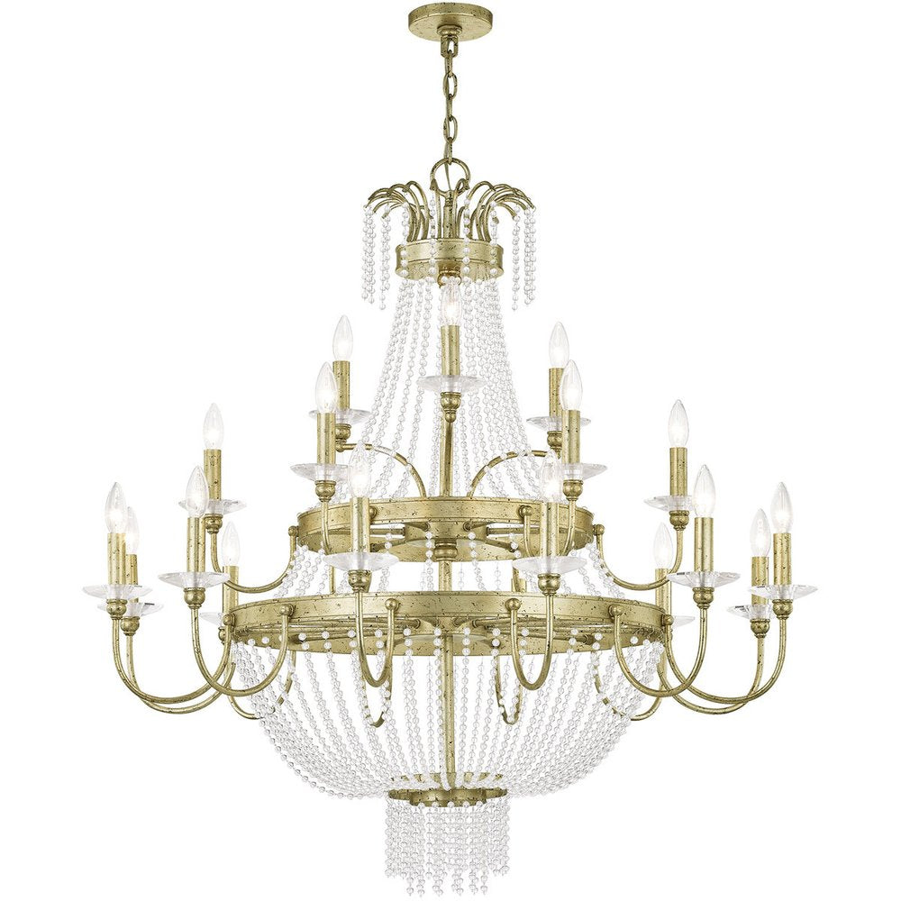 Multi Light Dimmable Chandelier With Shades