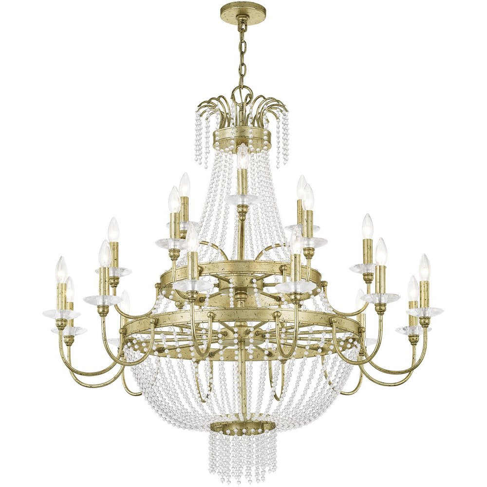 Multi Light Dimmable Chandelier With Shades