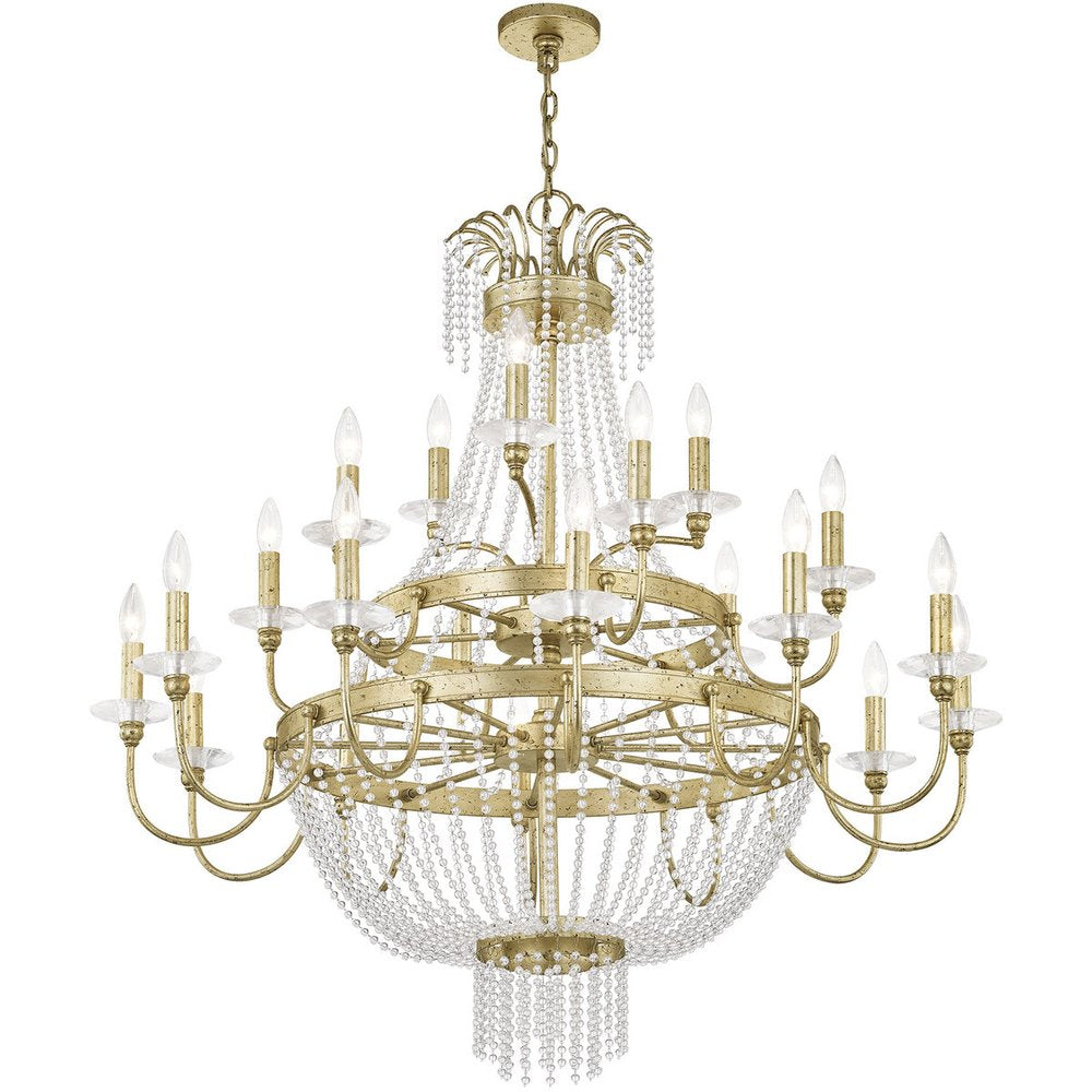 Multi Light Dimmable Chandelier With Shades