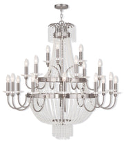 Multi Light Dimmable Chandelier With Shades