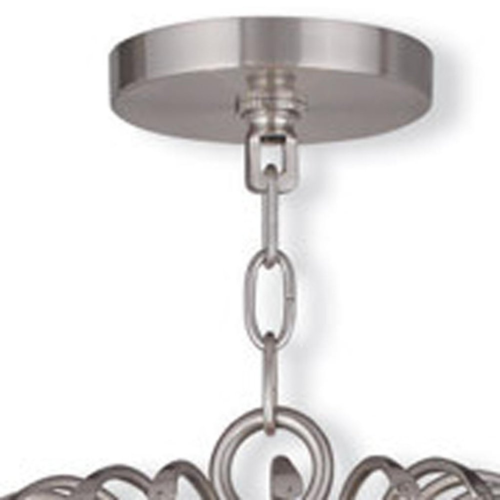 Multi Light Dimmable Chandelier With Shades