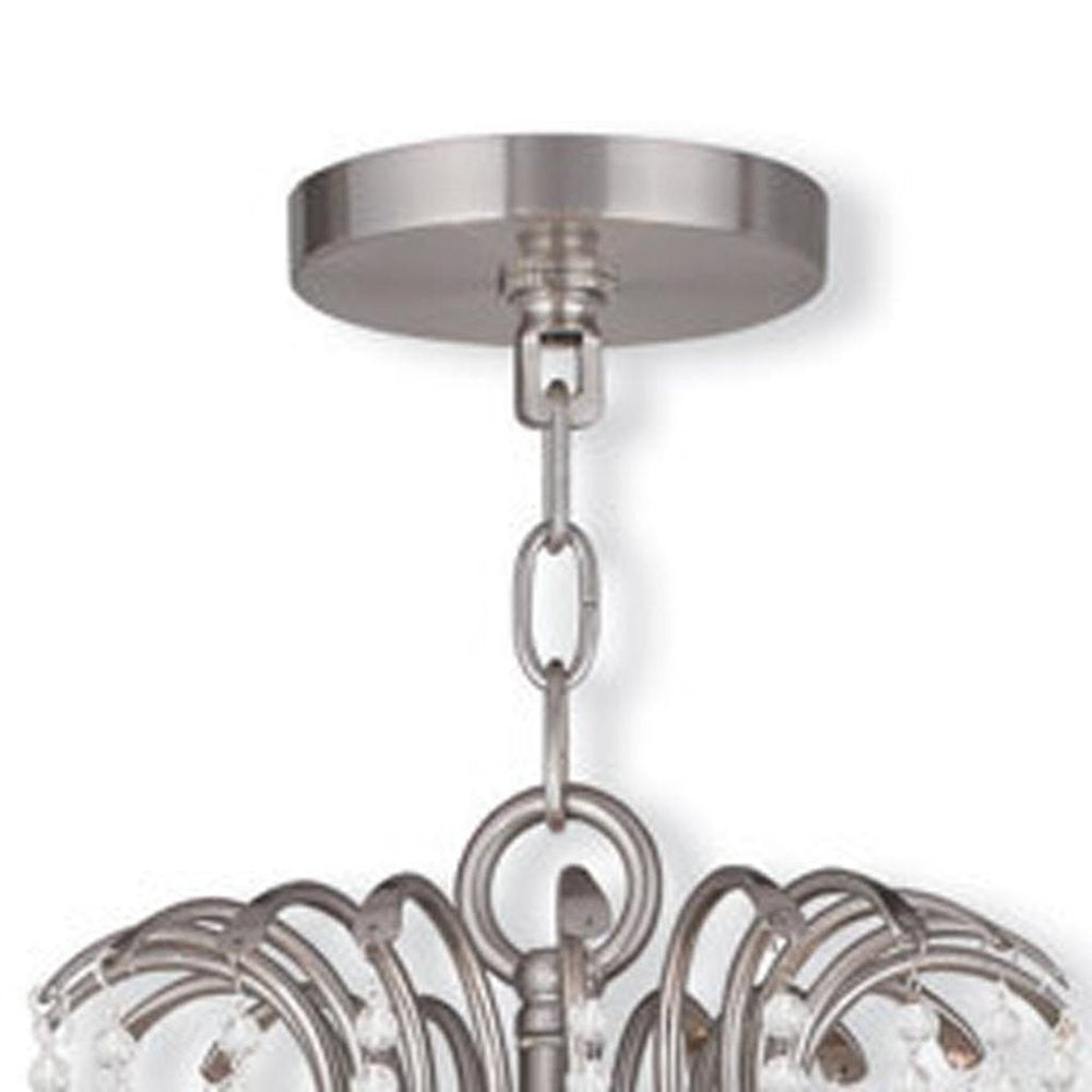 Multi Light Dimmable Chandelier With Shades
