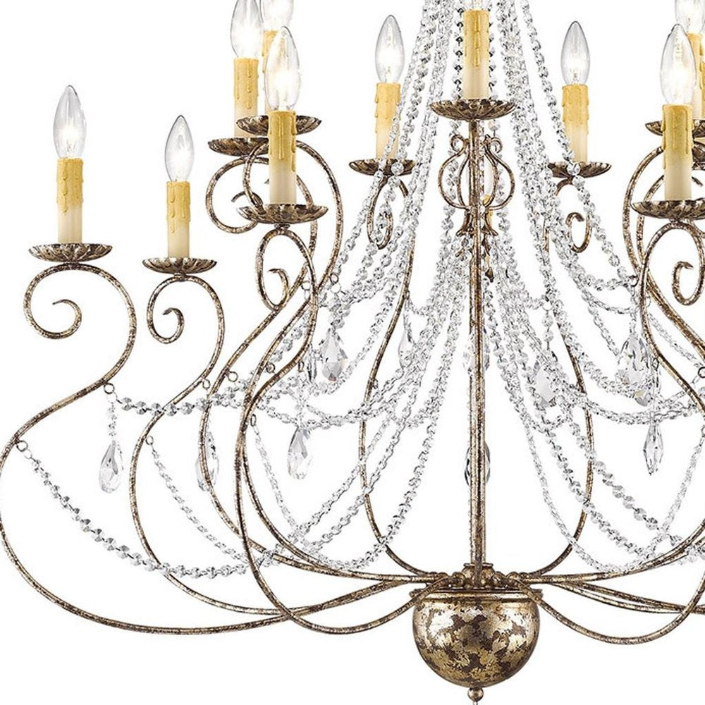 Multi Light Dimmable Chandelier With Shades