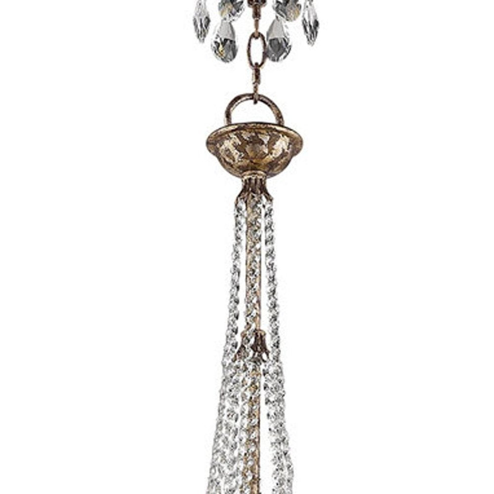 Nine Light Dimmable Chandelier With Shades