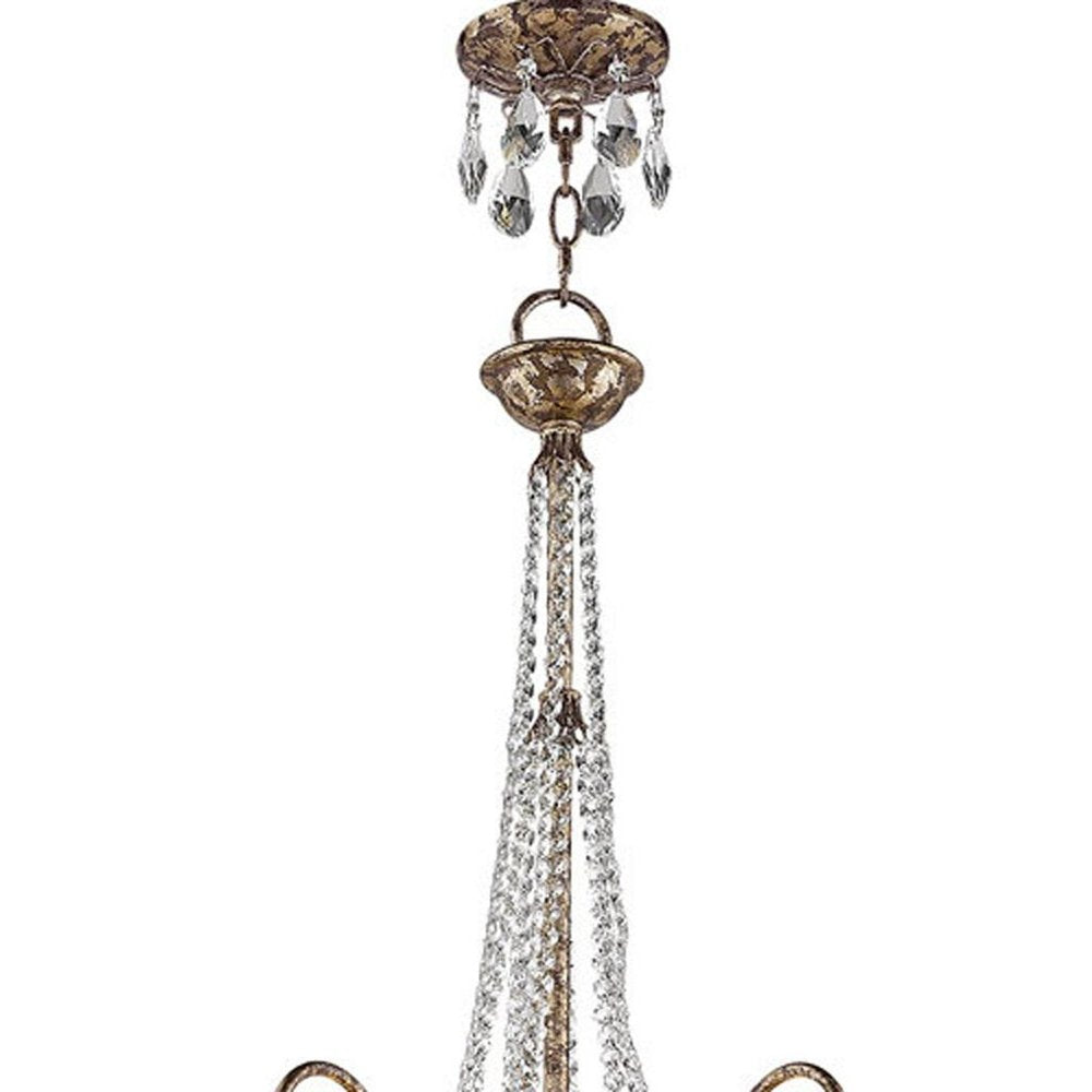 Nine Light Dimmable Chandelier With Shades