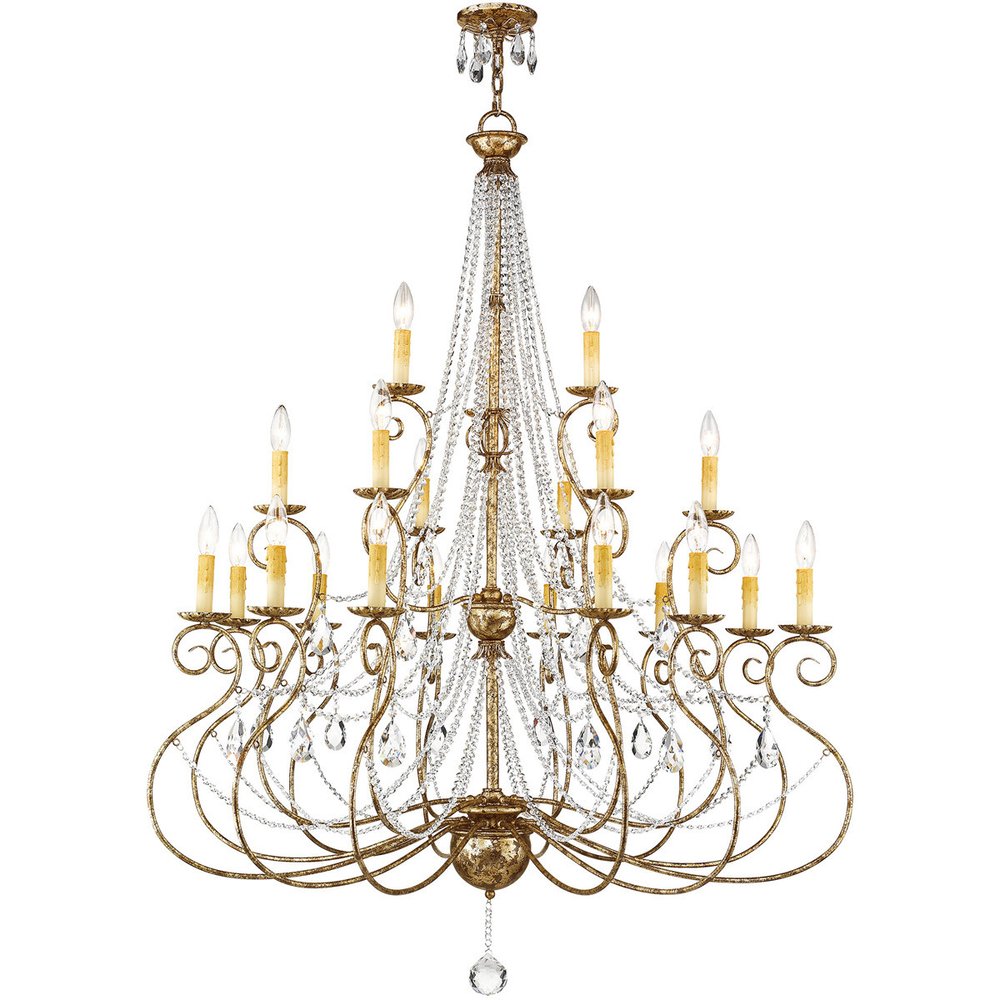 Bronze Multi Light Metal Dimmable Chandelier With Shades
