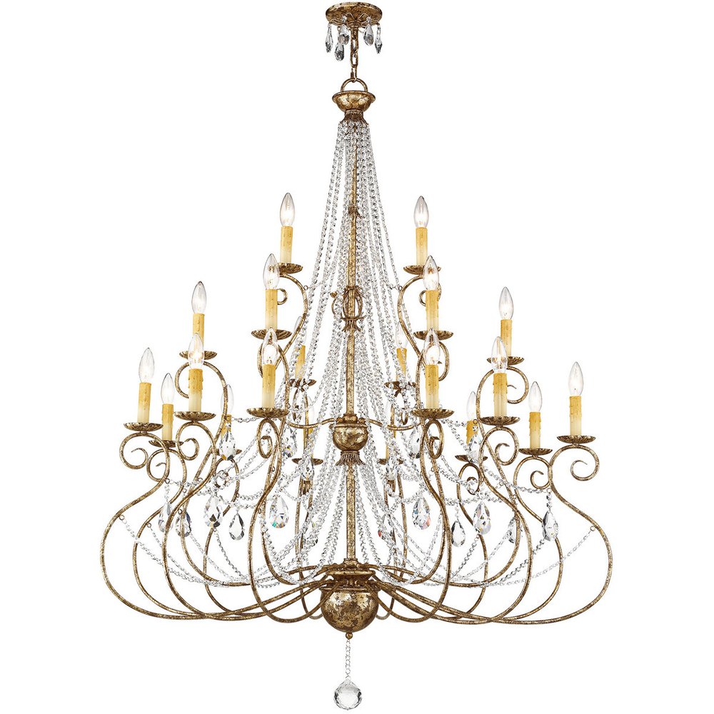 Multi Light Dimmable Chandelier With Shades