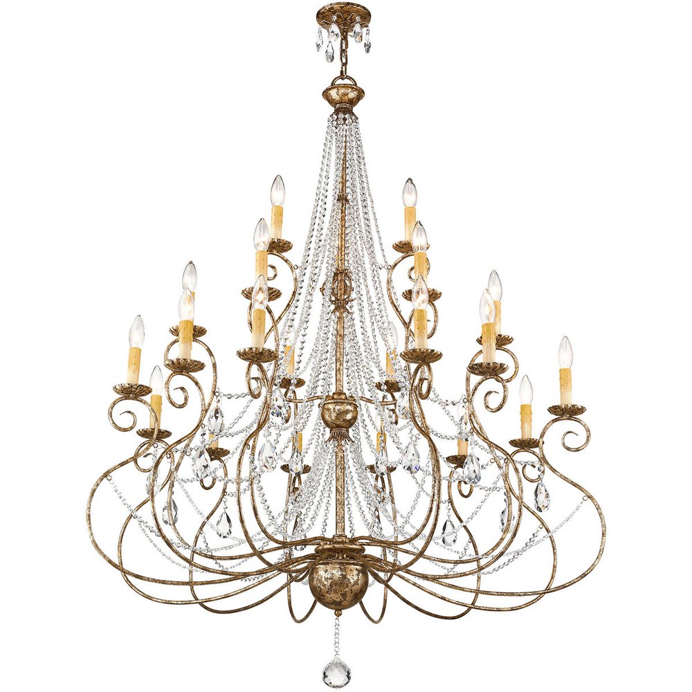 Multi Light Dimmable Chandelier With Shades