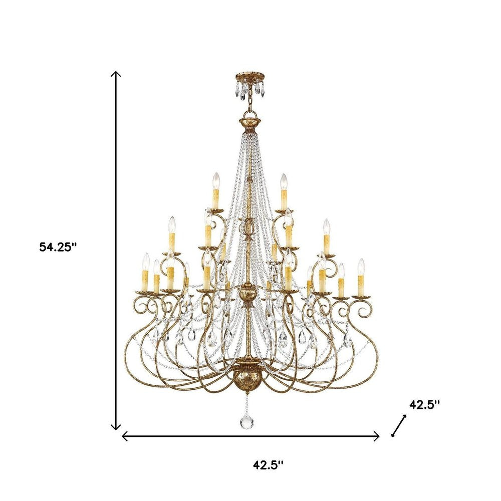 Multi Light Dimmable Chandelier With Shades